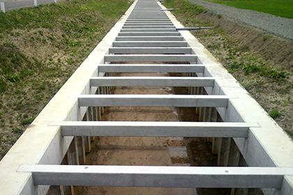 PC矢板(プレストレストコンクリート)